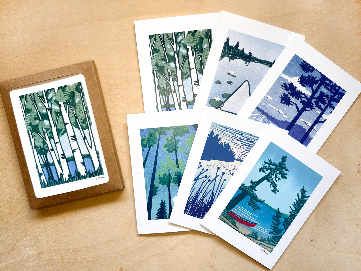 Boxed Set of Lake Country Greeting Cards (6 cards)