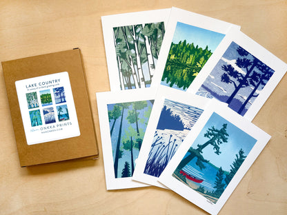 Boxed Set of Lake Country Greeting Cards (6 cards)