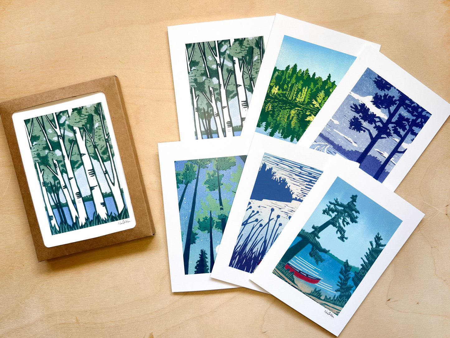 Boxed Set of Lake Country Greeting Cards (6 cards)