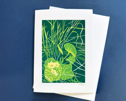Marsh Marigold Greeting Card