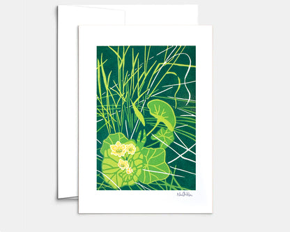 Marsh Marigold Greeting Card