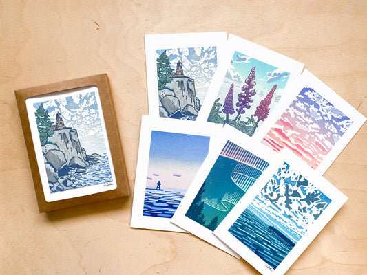 Boxed Set of North Shore Greeting Cards (6 cards)