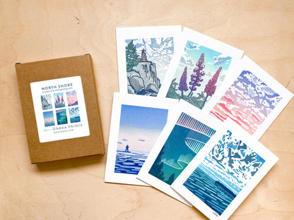 Boxed Set of North Shore Greeting Cards (6 cards)
