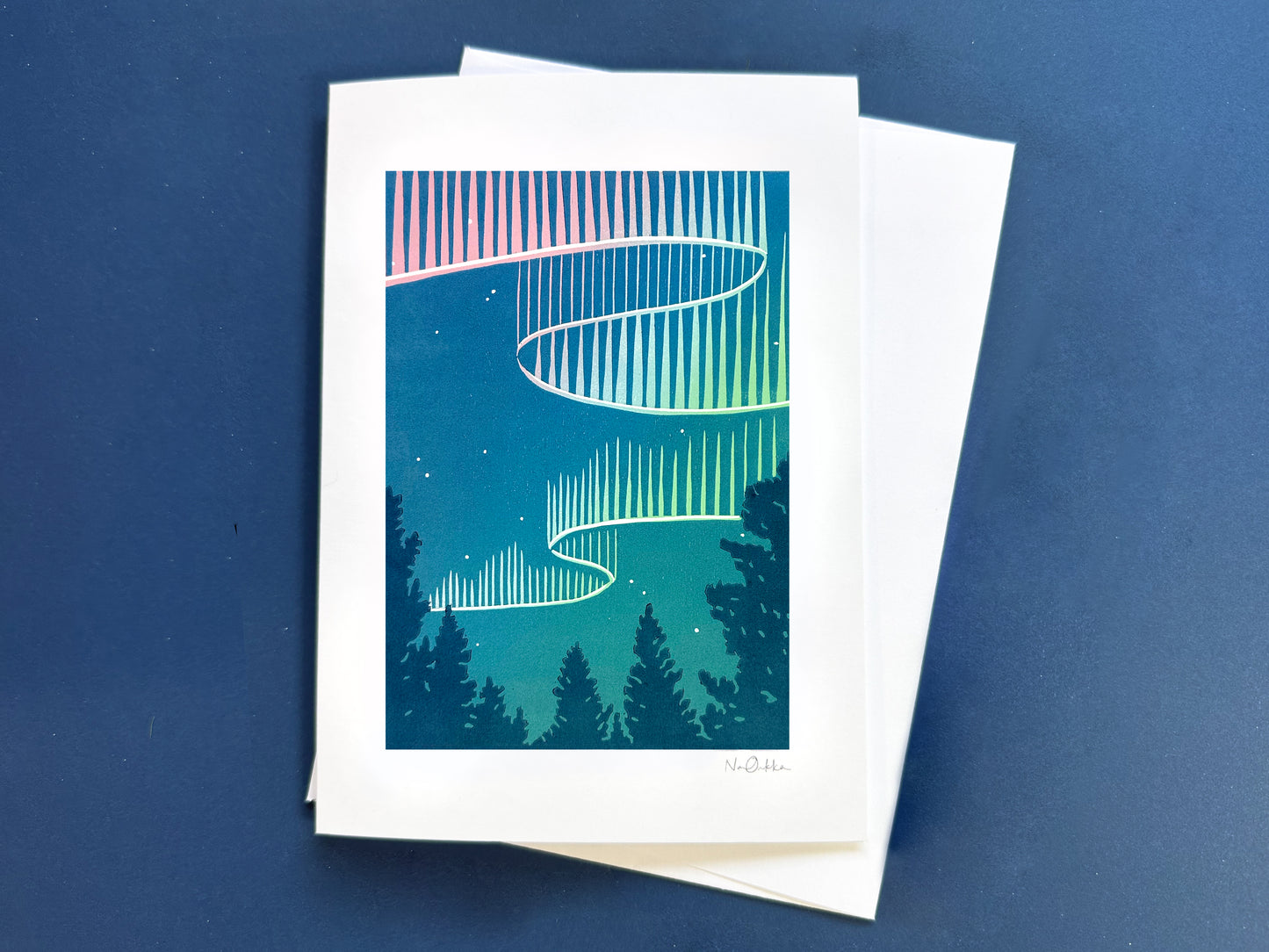 Northern Lights Greeting Card