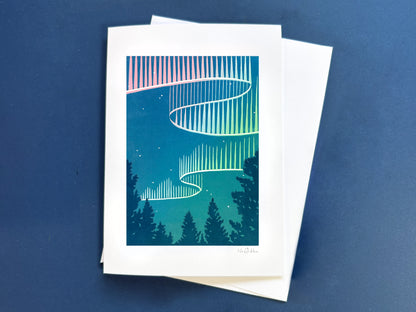 Northern Lights Greeting Card