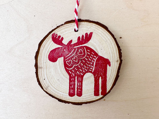 Moose Ornament