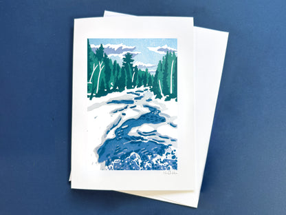 River Rhythm Greeting Card