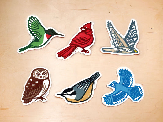Northern Birds Sticker Set