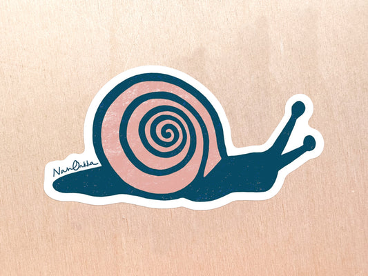 Snail Diecut Sticker