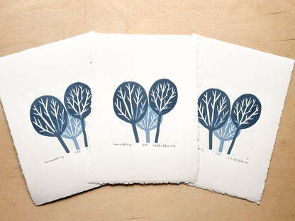 Stewardship Woodcut Print