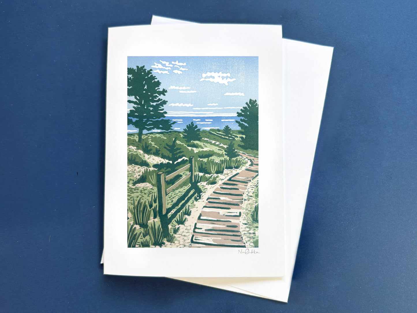 The Boardwalk Greeting Card