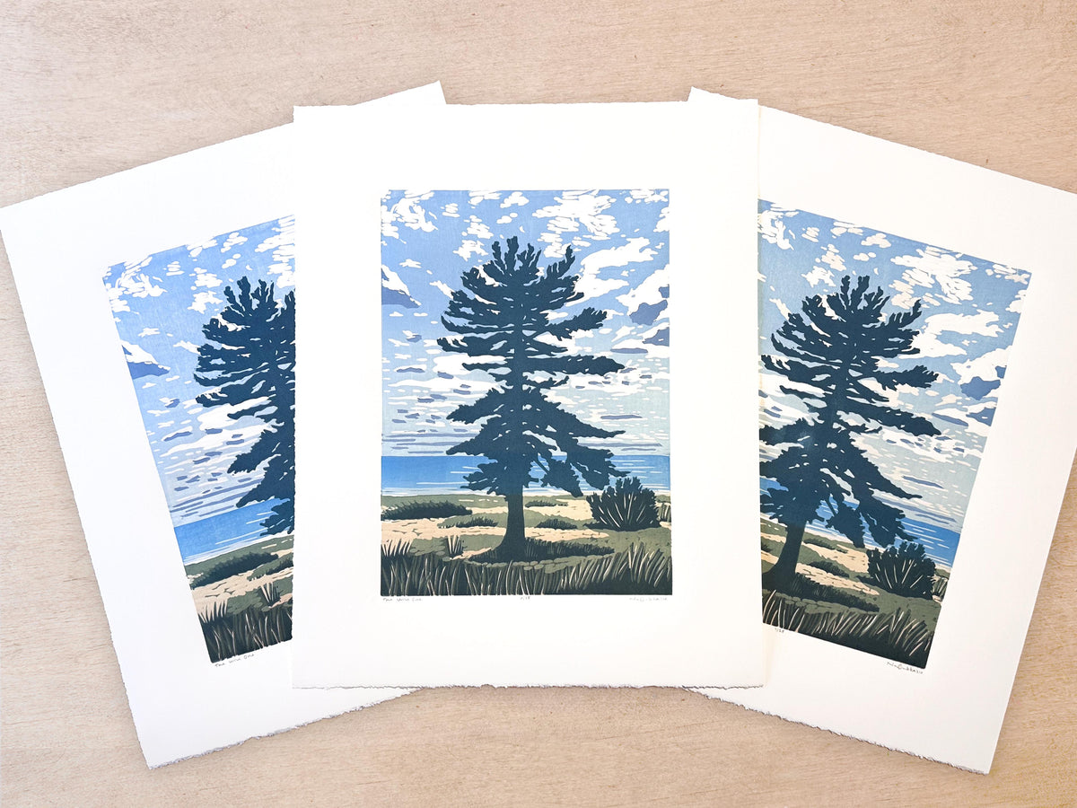 The Wise One Woodcut Print