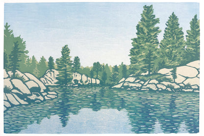 Timelessness Woodcut Print