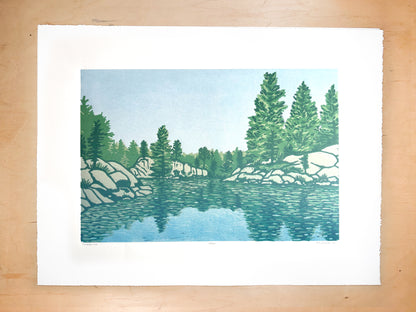 Timelessness Woodcut Print
