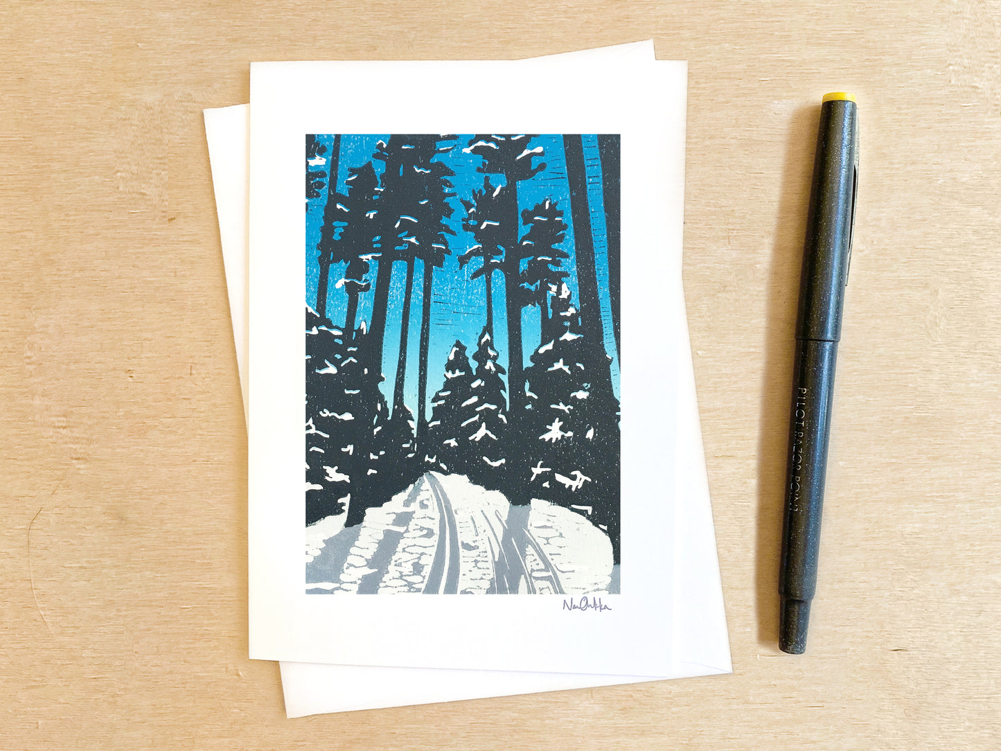 Under the Pines Greeting Card