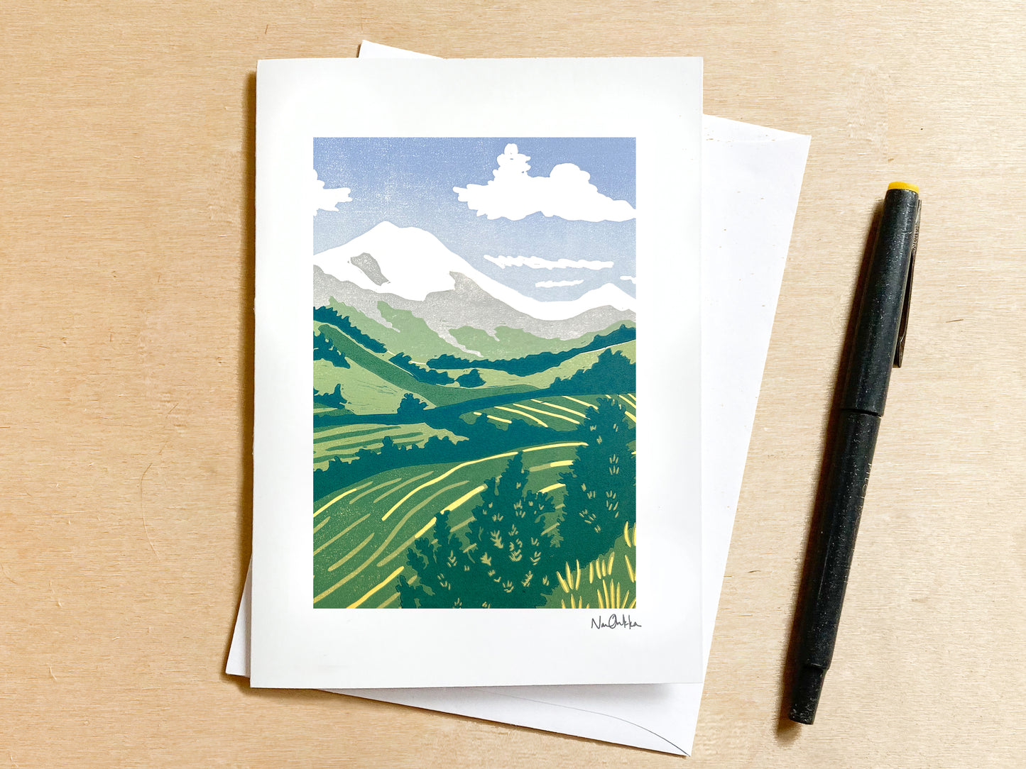 Home in the Mountains Greeting Card