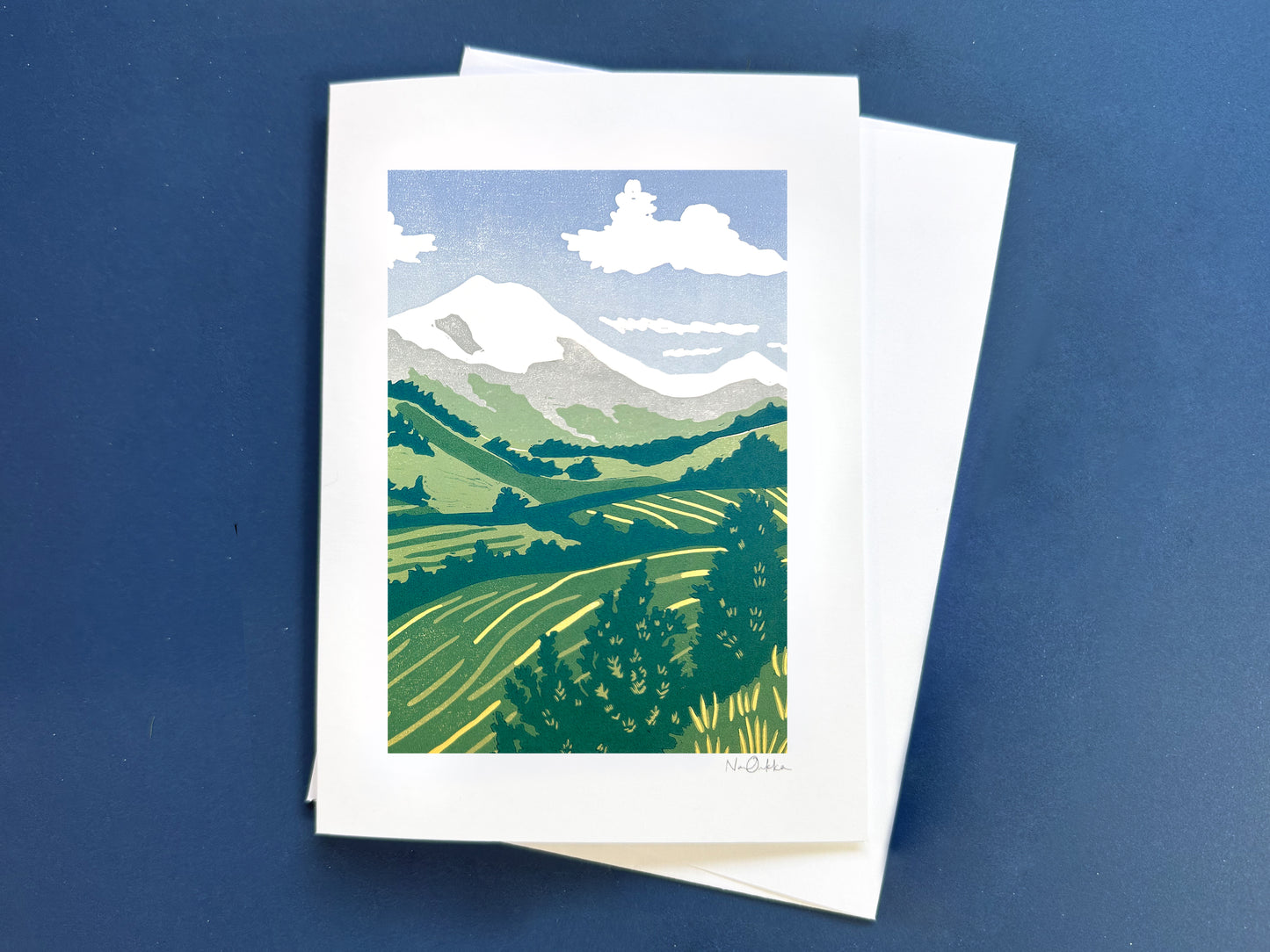 Home in the Mountains Greeting Card