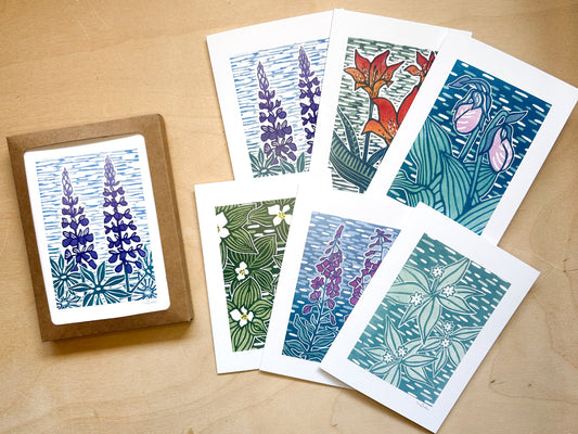Boxed Set of Wildflower Greeting Cards (6 cards)
