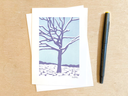 Winter Stillness Greeting Card