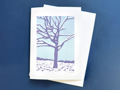 Winter Stillness Greeting Card