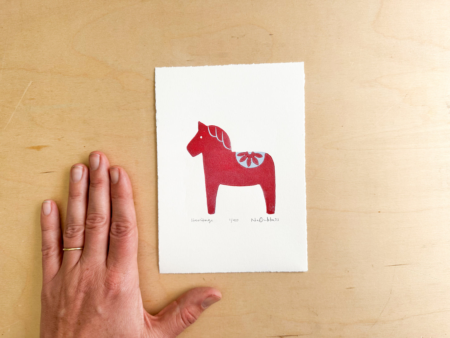 Heritage Woodcut Print