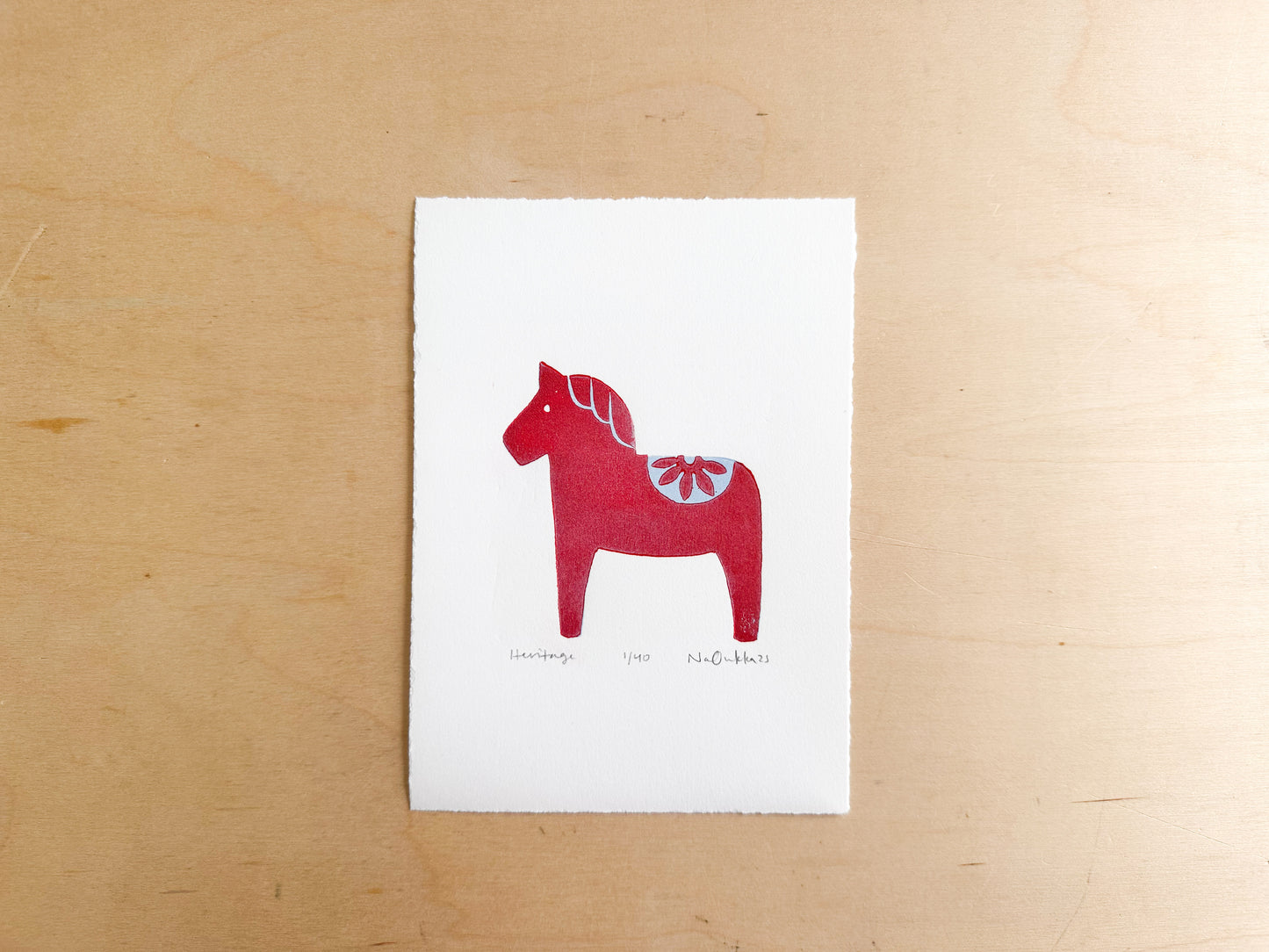 Heritage Woodcut Print