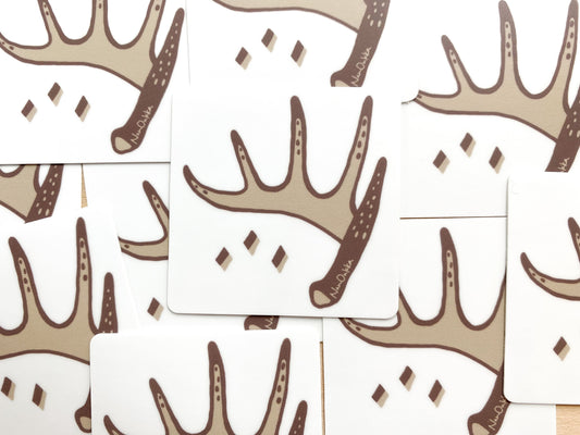 Antler Sticker