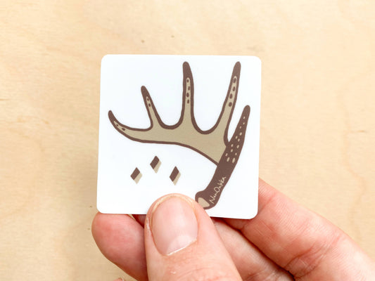 Antler Sticker