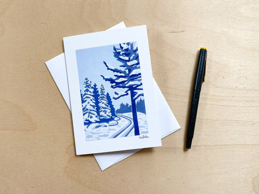 Backcountry Winter Greeting Card