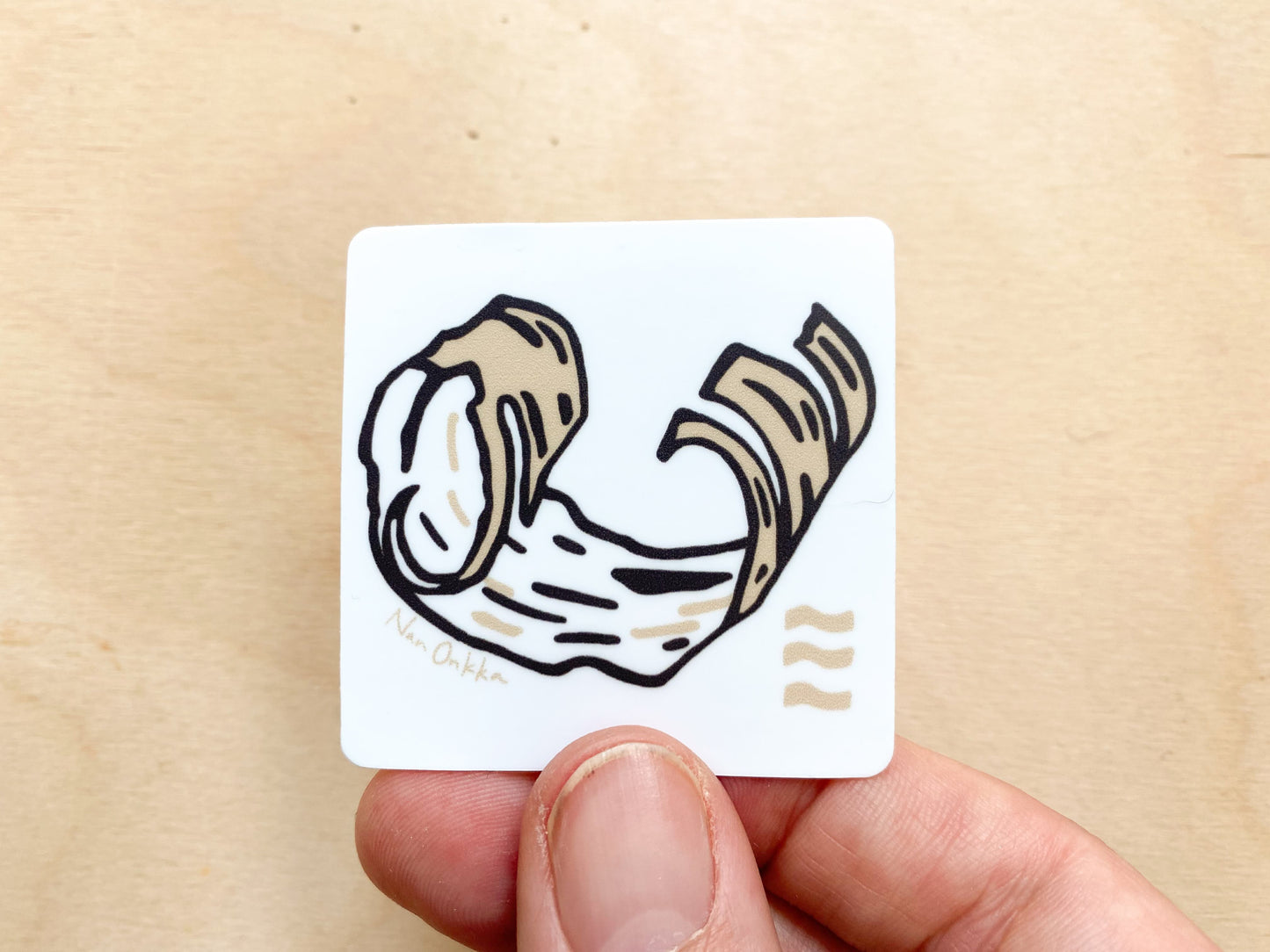 Birch Curl Sticker