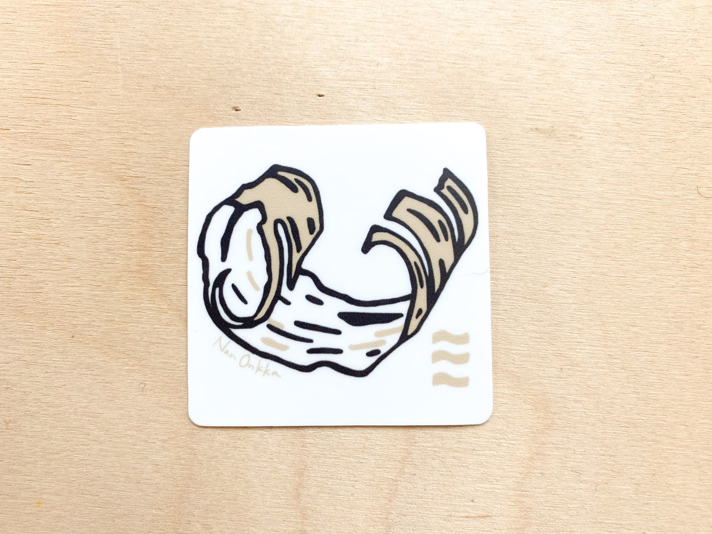 Birch Curl Sticker