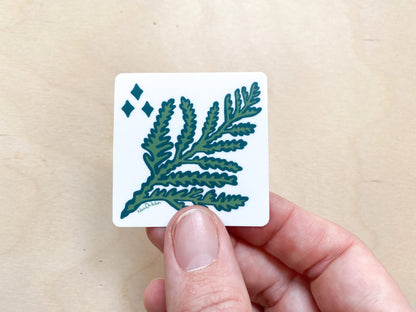 Cedar Sprig Sticker