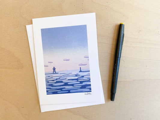 The Harbor Greeting Card