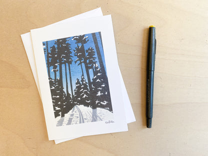 Under the Pines Greeting Card